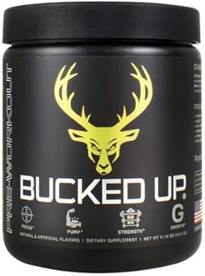 Bucked up puissant pré-entraînement 30 portions (gym juice citrus)