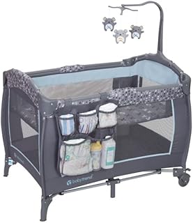 Lit bébé trend-e - couleur bleue, une pièce