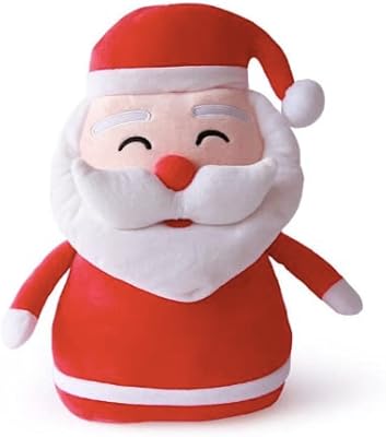 Jouet en peluche du père noël rouge figurines du noël poupée pour la de
