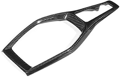 1 pièce de garniture de couverture de console de voiture en fibre
