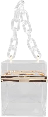 Un sac à main transparent de luxe pour femme adapté aux soirées, un sac
