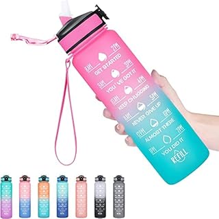 S2ctm grande bouteille d'eau de motivation en plastique tritan de 1 l