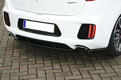 Pare-chocs arrière haute performance avec nervures/ailettes pour ceed gt line 2012-2015