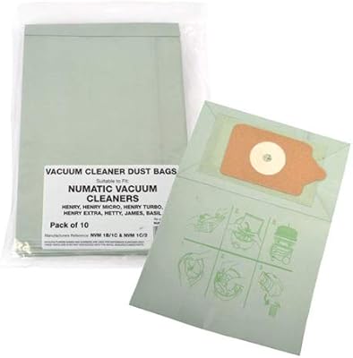 Pack de 20 sacs à poussière en papier de remplacement pour l'aspirateur electropart