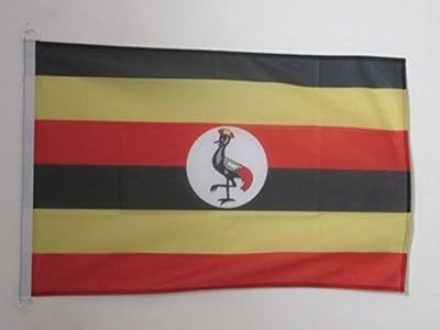 Drapeau de l'ouganda 2 x 3 pieds - drapeaux de l'ouganda 90 x