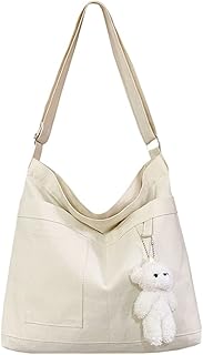 Sac fourre-tout économique en coton pour femme de kehebish, sac fourre-tout en toile