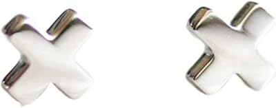 Boucles d'oreilles uscaa bijoux à tige en acier inoxydable simples et minimalistes