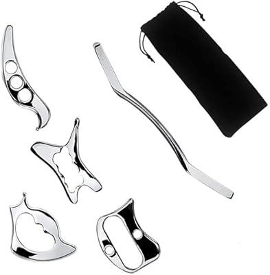 Beauty pro - outil de massage gua sha guasha en acier inoxydable, grattoir