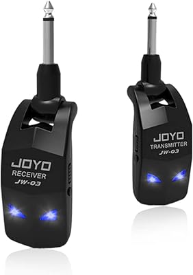 Récepteur de système de guitare sans fil rechargeable 4 canaux 2,4 ghz joyo