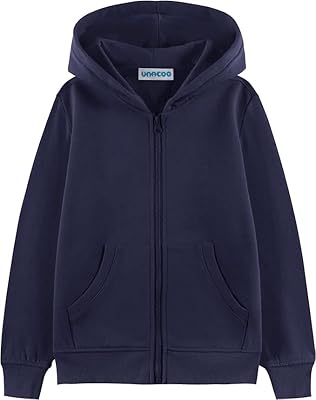 Sweat à capuche zippé en polaire douce pour tout-petits (3 à 12 ans)