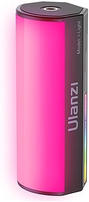 Tube lumineux led magnétique ulanzi rvb pour vidéo et photographie, mini bâton lumineux