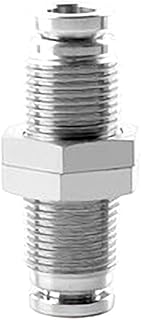 1 pièces connecteur pneumatique en acier inoxydable 304 pm cloison connecteur rapide