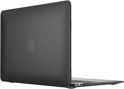 Spec smart shell cover pour macbook air 13 pouces (2020), noir onyx