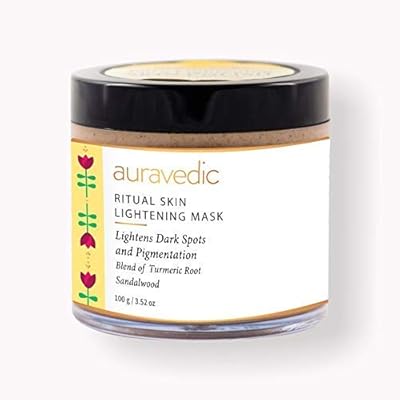 Masque éclaircissant auravédique au curcuma, bois de santal et safran de ritual