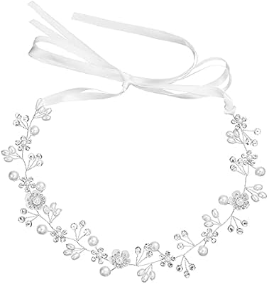 Accessoire de cheveux de mariée en perles de cristal castoyve, bandeau de fleur