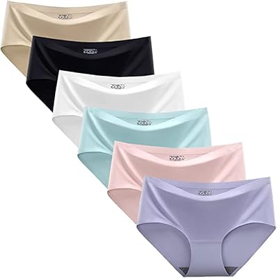 Culottes sans couture en soie glacée pour femme (lot de 3)
