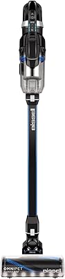 Aspirateur sans fil bissell omnibeat turbo (3175b), titane/bleu