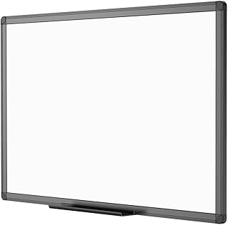 Tableau blanc effaçable à sec magnétique phys-pro, 36 x 24 pouces, cadre