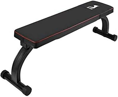 Banc d'exercice plat pliable skyland unisexe pour adultes em-1854 - l140 x l35