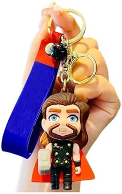 Porte-clés mignon de notre époque porte-clés avec motif dessin animé personnage