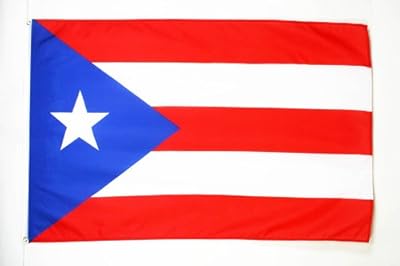 Drapeau de porto rico 2x3" - drapeaux de porto rico 60x90cm - bannière