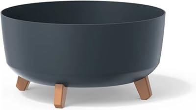 Pot de fleur bas prosperplast gracia avec pieds amovibles avec insert pour intérieur
