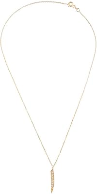 Collier en argent plaqué or alwan accessories pour femme - ee7495ga, argent sterling