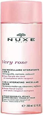 Nuxe very rose eau micellaire parfum pour peaux sèches - 200 ml