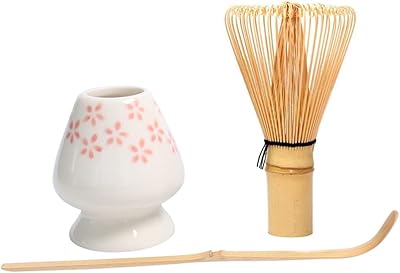 Ensemble de 3 fouets à matcha beauty - fouet et support en bambou