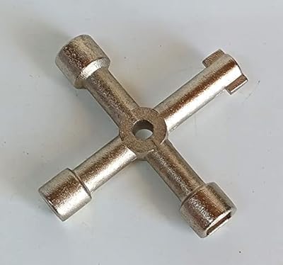 Serrure de panneau avec clé en zinc et chrome serrure commande électrique