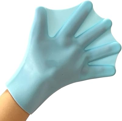 Gants de natation en maille de silicone adaptés à la natation et à