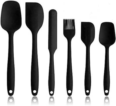 Ensemble de spatules en silicone sky-touch - spatules de cuisine en caoutchouc antiadhésives