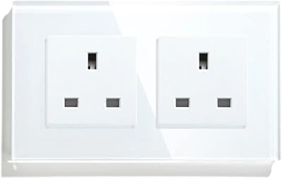 Eazyliv tuya smatlife wifi prise murale intelligente prise britannique panneau de verre télécommande