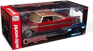 Autoworld christine's plymouth fury awss130 1:18 1958 partiellement restauré avec lumières