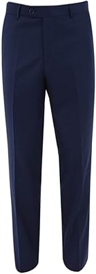 Costume d'affaires formel bleu marine veste gilet et pantalon pour hommes