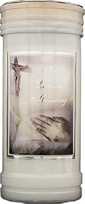 Bougie in loving memory 72 heures de combustion prière saint catholique