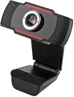 Caméras hodore, webcam hd 12 mp usb 2.0 avec clip microphone sur ordinateur
