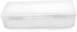 Boîte de rangement en plastique vide et transparente pour outils de vernis à