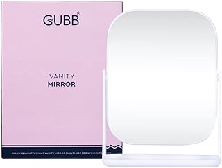 Miroir de courtoisie de voyage gup, réglable, étanche, durable, léger, parfait accessoire
