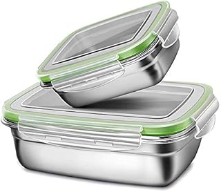 Boîte à lunch en métal pour enfants en acier inoxydable, récipient pour salades et sandwichs pour adultes, lot de 2 (350 ml + 850 ml), vert – Photo produit Dakar Sénégal – Livraison rapide Boîte à lunch en métal pour enfants en acier inoxydable, récipient pour salades et sandwichs pour adultes, lot de 2 (350 ml + 850 ml), vert. Votre shopping simplifié de A à Z avec Diaytar