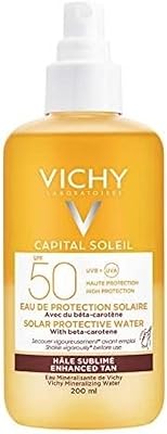 Vichy ideal soleil eau de protection solaire sub spf50 200 ml