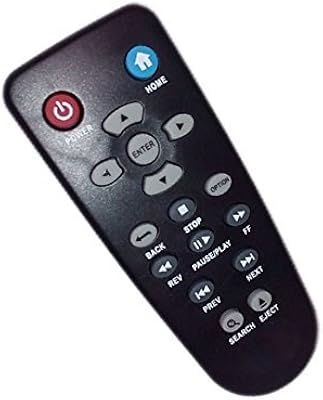 Télécommande de remplacement compatible avec le lecteur multimédia western digital wd wdbymn000nbk-hesn wdbymn000nbk