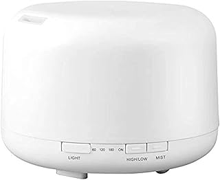 Diffuseur d'huiles essentielles d'humidificateur ultrasonique d'aromathérapie de 500 ml, purificateur d'air à brume