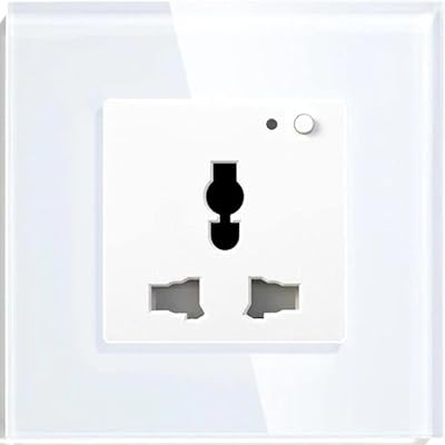 Eazyliv tuya smatlife wifi prise murale intelligente prise universelle panneau de verre télécommande