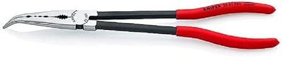 Pince longue portée nypex avec épreuves croisées recouvertes de plastique noir 280 mm