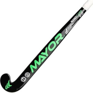 BÂTON DE HOCKEY MAYOR NANO CARB 2.0 - 36" (NOIR, VERT)