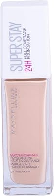 Fond de teint maybelline superstay 24 heures, 03 true ivory 30 ml