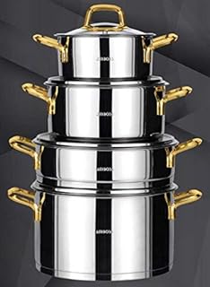 Batterie de cuisine imbos gold 8 pièces dia-6121