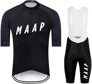 Ensemble maillot de cyclisme respirant 20d gel et cuissard à bretelles pour hommes