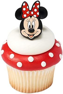 24 décorations de cupcakes en forme d'anneau minnie mouse, fournitures de fête. Achetez en toute sérénité sur Diaytar